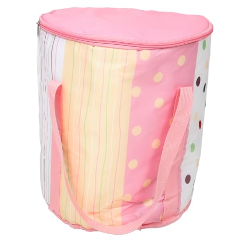 Alipis Collapsible Pink Foot Bath Basin for Soaking Feet Portable Spa Tub with Constant Temperature Folding Design for Outdoor Washing and Travel Wash Bucket