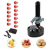 Electric Peeler Rotato Express2.0 + 10 Replacement Blades，Automatic Rotating Fruits & Vegetables Cutter Apple Paring Machine - Kitchen Peeling Tool