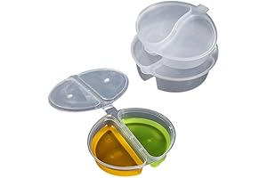 Two Compartment Condiment Container, 50 Pack