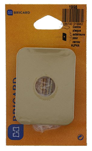 Bricard 1998 Contreplaque Dorée pour Verrou Alpha