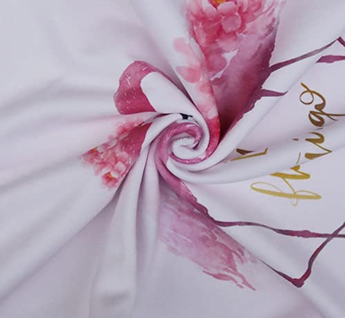 Iuocfer Pink Flamingos Hand Towels 13.6 * 29 Romantic Lovel Pink Bath Towels Watercolor Animal Kitchen Dish Towels For Household Daily Use | Home Decoration | Carry-On Hotel Gym Spa #TOP3