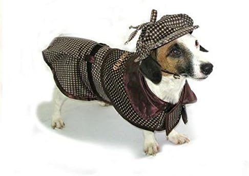 Dog Costume Sherlock Hound Costumes - Famous Detective Dogs Outfit(Size 2)