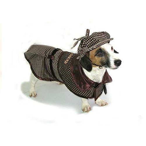 Puppe Love Dog Costume Sherlock Hound Costumes - Famous Detective Dogs Outfit(Size 6) #TOP2
