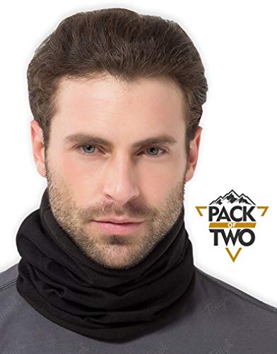 Tough Headwear Neck Warmer - Winter Fleece Neck Gaiter & Ski Tube Scarf