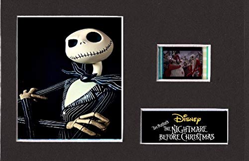 The Nightmare Before Christmas Mounted Film Cell Style Display 6x4 (framed)