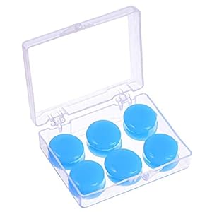 QSXX Oordopjes van silicone, 3 paar siliconen oordopjes voor snurken en hoge decibelgeluiden, waterdichte oordopjes om…