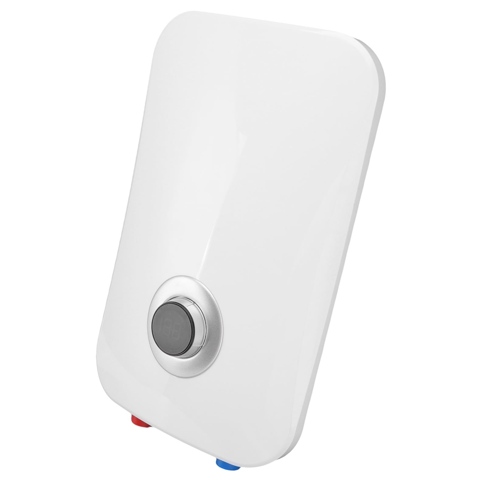 Fdit Scaldacqua Elettrico Istantaneo, Riscaldatore D Acqua Senza Serbatoio | Riscaldamento in Acciaio Inox, IPX4, Termostato 30-55°C, Ideale in Salone o