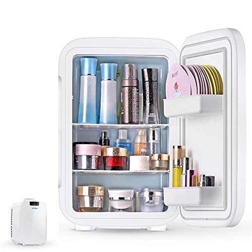 Mini-Kühlschrank/tragbarer kosmetischer Kühlschrank, Kühler und Wärmer mit Jadewalze, verwendet für Make-up und Hautpflege, kann auch in