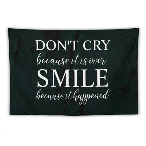 Tapiz para dormitorio de 60x90 pulgadas con frase, ideal para decoración del hogar