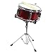 GP Percussion GP50RD Complete Junior Drum Set (Red, 3-Piece Set)