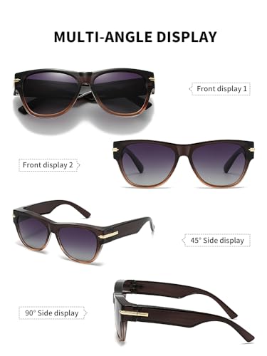 Fit Over Glasses Polarized Sunglasses for Women And Men Stylish Square Design Sun Glasses4