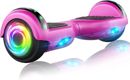 Image of SISIGAD Scooters for Kids Ages 7-12, with Built-in Bluetooth Speaker and 6.5 inch Colorful Lights Wheels, Safety Certified Self Balancing Scooter