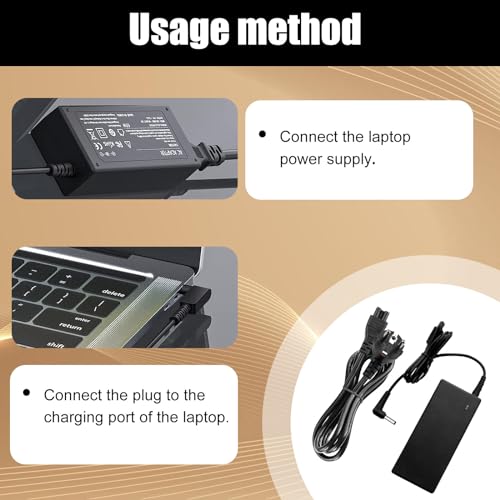 HP laptop oplaadkabel, 45 W 19,5 V 2,31 A laptop lader, voedingsadapter voor HP acculaders - Afbeelding 5