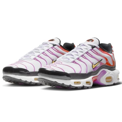 Image of Nike Air Max Plus Women's Shoes (DZ3671-100, White /Black /Picante RED /Citron Pulse)