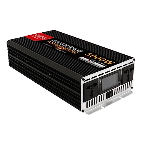 Onduleur solaire pure sinus 5000W pour avoir du courant 220V en camping-car et site isolé 24V