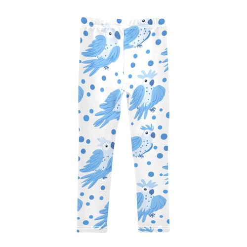 Blue Parrot Girls Leggings Ultra Soft Compression Yoga Gym Pants for Kids 4-10T2