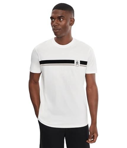 T-shirt Armani Exchange Homme col rond mode urbaine One Block Up stretch