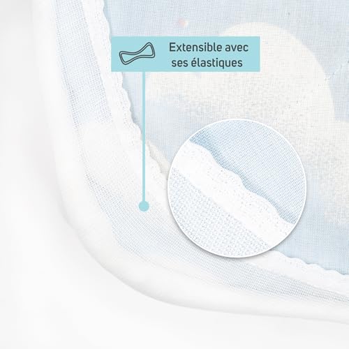 Protège matelas coton 100% absorbant pour lit de bébé doux - 8