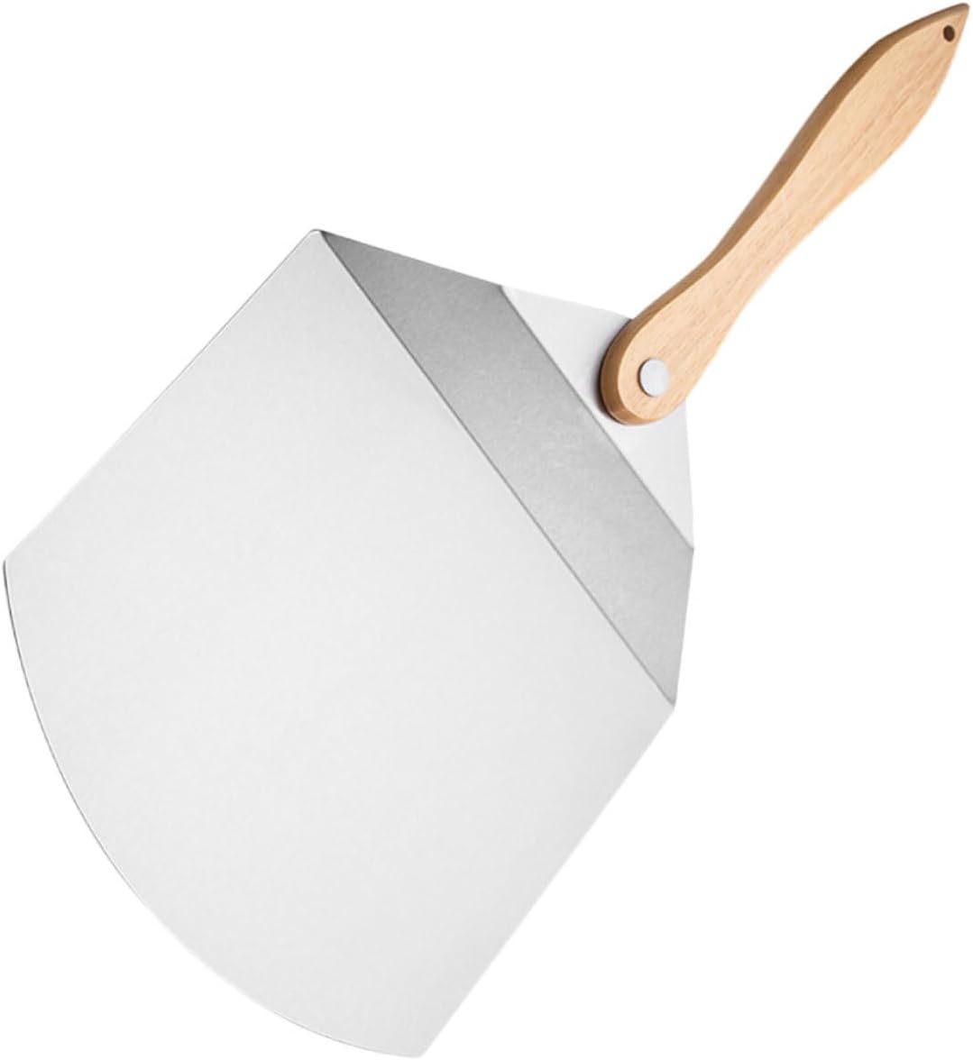 Foldable Stainless Steel Pizza Spatula and Cake Transfer Shovel Non-Stick Baking Tool for Home Kitchen and Pastry Lovers