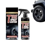 Spray de dressage pour pneus – 120 ml, restaurateur de revêtement de pneu, nettoyant pour ...