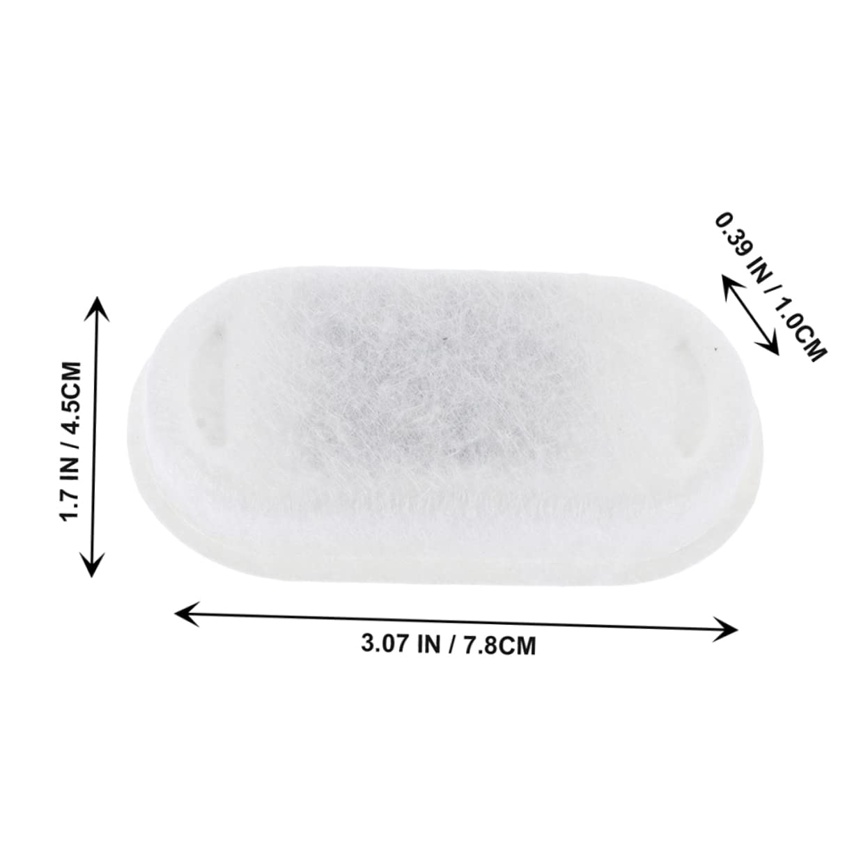 FOMIYES 3 Set - Filtri per Fontanelle per Gatti con Filtrazione Durevole Filtri di Ricambio in Cotone per Erogatori di Acqua per Animali Domestici Pezzi * 3