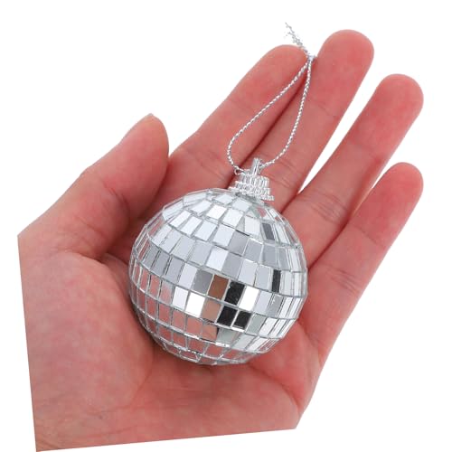 6pcs Disco Ornaments Reflective Mirror para cumpleaños, bodas, fiestas y decoraciones festivas con acabado brillante para ambiente dinámico miniatura 3