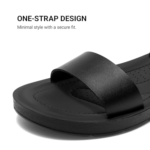 Image of DREAM PAIRS Women's Ankle Strap Flat Sandals