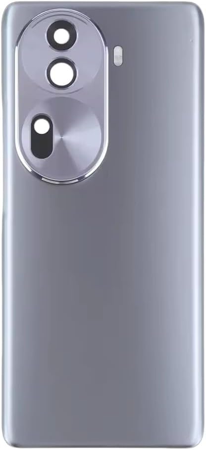 Compatible Rear Glass Panel for Oppo Reno11 5G Model CPH2599 – Battery Door Back Cover, Battery Back Cover Housing Replacement Part (Gray)