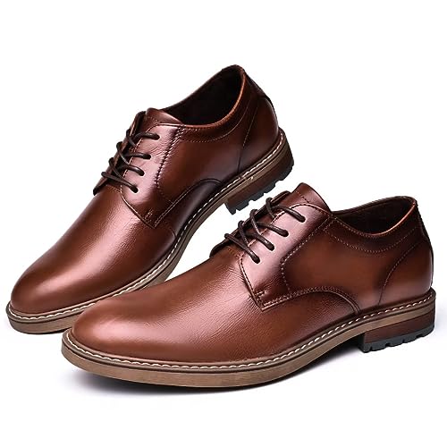 Image of Arkbird Mens Dress Shoes, Lace Up Leather Oxford
