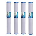 CFS – 4 Pack CTO Carbon Block Water Filter Cartridges Compatible with 155597-43 C1-20 Models – Removes Bad Taste and Odor – Whole House Replacement Filter Cartridge – 5 Micron – 20" x 2.5"