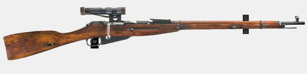 Horizontal Wall Mount for an Antique Rifle (Made in The USA) (Black)