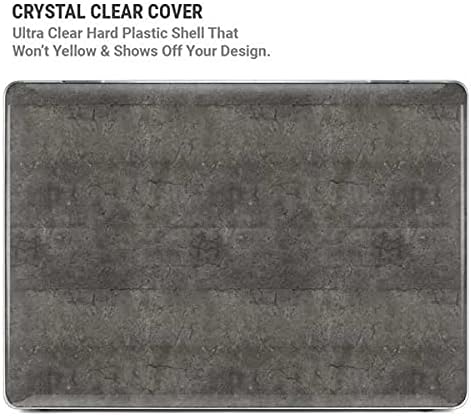 Skinit Case + Skin Compatible with MacBook Air 13in M1 (2021) Originally Designed Dark Iron Grey Concrete Design