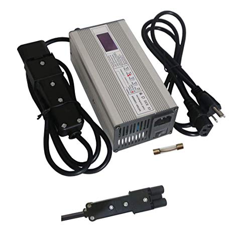 Abakoo Battery Charger 48 Volt 5 Amp for Yamaha Golf Cart G19 G22 with 2 Pin Plug, LED Display