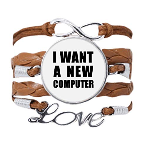 Bracelet DIY tendance chaîne d'amour corde Art Déco pour homme et femme