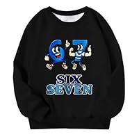 Kids 67 Meme Sweatshirts Xmas 67 Slang Printed Crewneck Pullover Long Sleeve Ugly Christmas Sweaters Holiday Outfits Jumpers