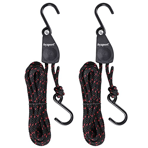 Ayaport Kayak Rope Tie Down 14ft Ratchet Straps Bow And
