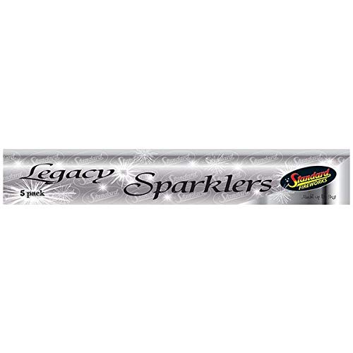 Standard Fireworks 25cm (10) Legacy Handheld Sparklers (25 Sparklers - 5 Packs)