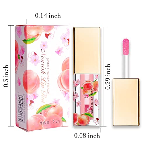 Bingbrush 3 Pcs Color Changing Lip Gloss Lip Oil Tinted, Peach Avocado Aloe Vera Magic Mood Lipstick , High-Shine Clear Ph Color Change Lip Stain Lip Balm, Longlasting Lips Will Not Dry Out,Brillo Para Los Labios #TOP5