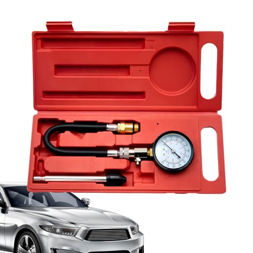 Kit tester per perdite del cilindro,Kit tester per compressione del cilindro,Set per test di perdita del misuratore di compressione del motore - Strumenti per auto per motori automobilistici,