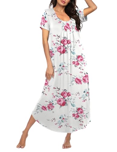 Ekouaer Plus Size House Dress for Women Long...