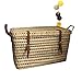 Caisse de rangement en osier, Coffre de rangement palmier tressé, Malle osier 60 cm, Malle à jouet, Malle rangement osier