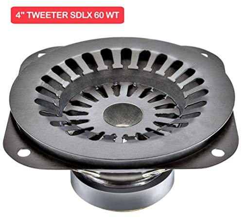 Image of Metal Sweton 4inch Tweeter SDLX 60Watt (Pack of 1) - - Window Shade Audio - Fabric - Motorized - Automatic - Remote Control - Sheer Inches - Spot Clean - 104mm Diameter - 6in x 4in (W x H) - 0.25kg