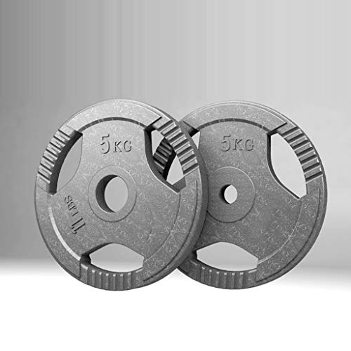 Barbell Pesos Olímpicos placa de revestimiento de goma de 51 mm / 29 mm de abertura de peso for gimnasia entrenamiento de la fuerza de ejercicio físico Trabajar el 1,25 kg / 2,5 kg / 5 kg / 10 kg / 15