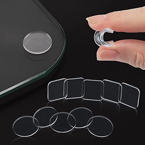 Glass Table Top Anti Slip Bumpers 20PCS NonAdhesive Silicone Pads for
