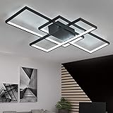 ★ Estilo moderno, no solo de iluminación, sino también de decoración para su hogar, fácil instalación, se incluyen los tornillos necesarios, puede instalar la iluminación de techo usted mismo.