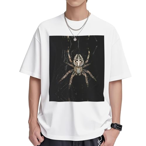 T-shirt araignée coton décontracté pour sorties urbaines