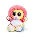 Keel Toys KEELTOYS-Peluche a Forma di Leone, Arcobaleno, 15 cm, SF1637, SF1637, Colore: Giallo, Marrone