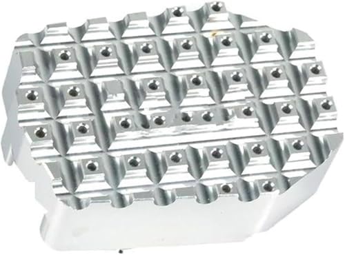 Pédales de moto d'une finition argent pour Zontes R310 X310