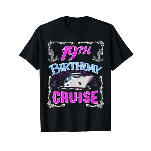 Impresionante fiesta de crucero de 19 cumpleaños para amantes de la vela Camiseta