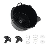 185774-000-000 Brew Basket with 2PCS Bottom Spring Loaded Stopper Kits Replacement for Mr Coffee Maker Replace Parts 112435-000-000, 112435000000, 112435 000 000
